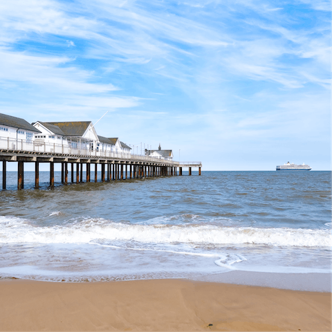 Explore beautiful Southwold – the pier is just a ten-minute walk
