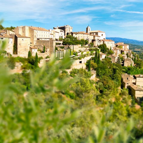 Explore the picturesque towns of Provence, including beautiful L'Isle-sur-la-Sorgue