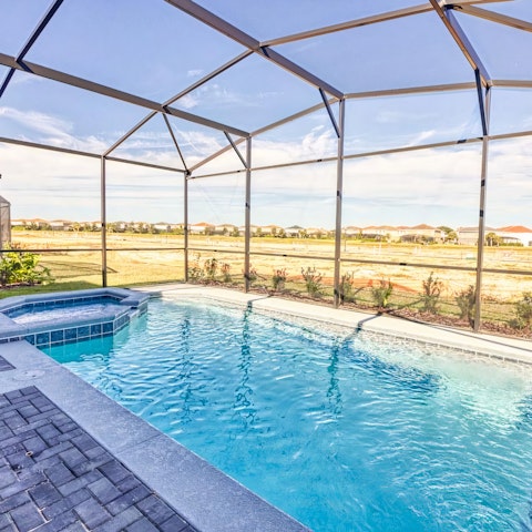 Dive into the refreshing waters of your private pool