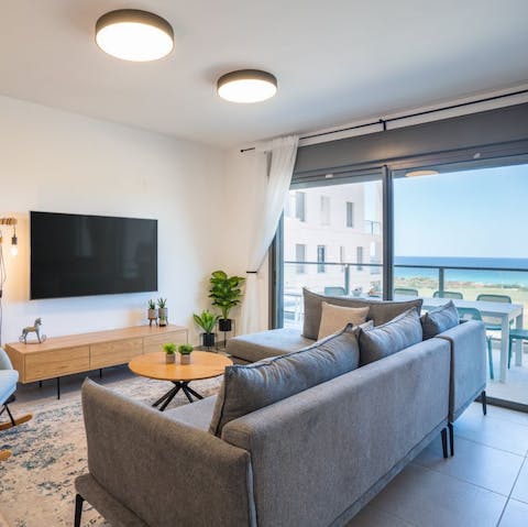 Snuggle up with a book by the window, as you admire the view