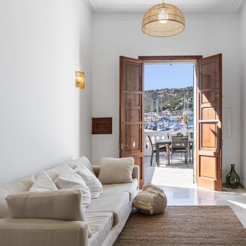Stay in the heart of Port d'Andratx, close to all you'll need