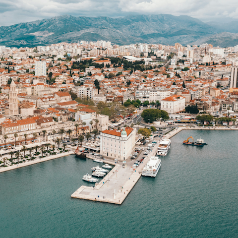 Drive to Split, just twenty minutes away