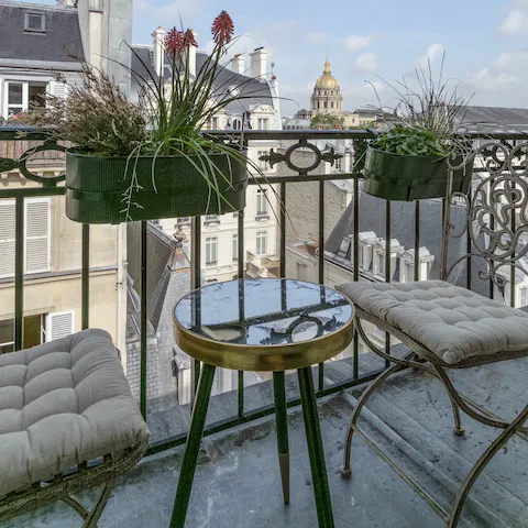 Put together a cheese board and enjoy the views of city with nibbles