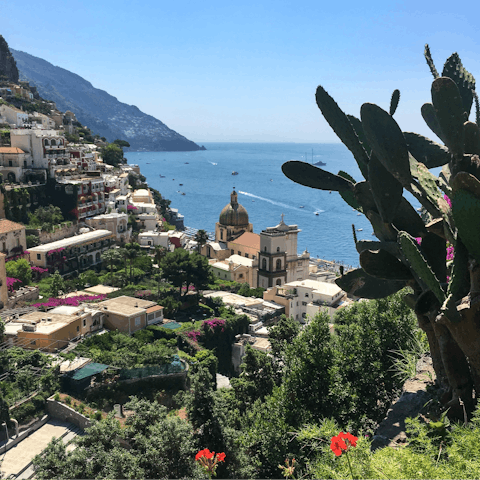 Take a boat trip to Positano – the marina is a short walk away