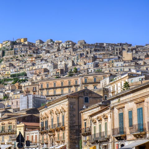 Take a trip to Modica, less than a twenty-minute drive away