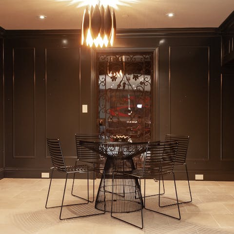 Taste some of California's wines in the cool cellar