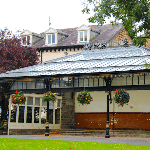 Visit the Turkish baths, just ten minutes away