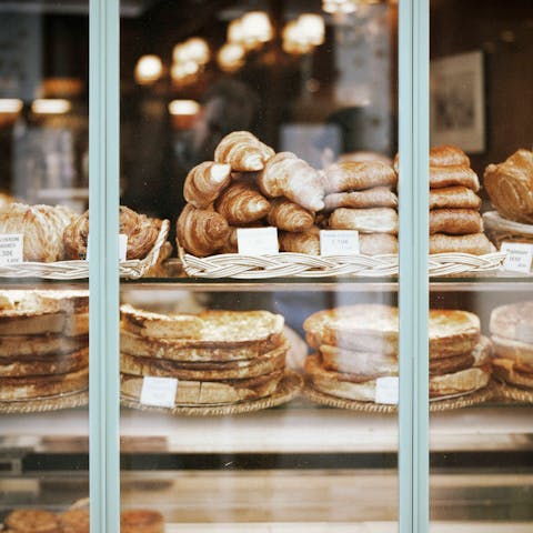 Pause for a sweet treat in a local patisserie