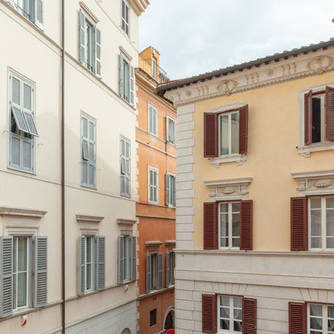 Take in that classical Roman view