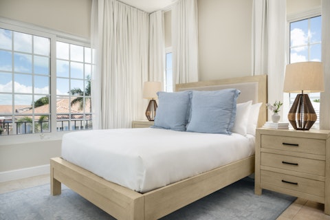 Dive into bed and sleep soundly in the comfortable bedrooms