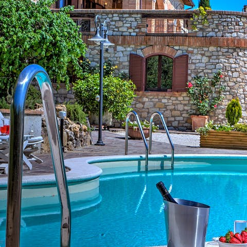 Take to the pool for a cooling dip