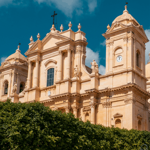 Admire Noto's famous baroque architecture