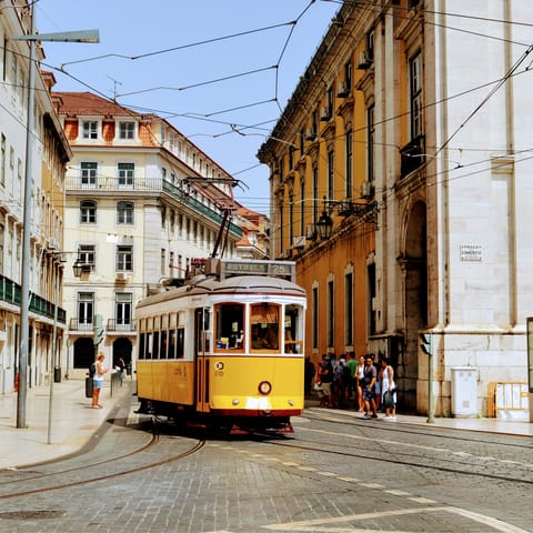 Jump in the car for a thirty-five minute journey into the city