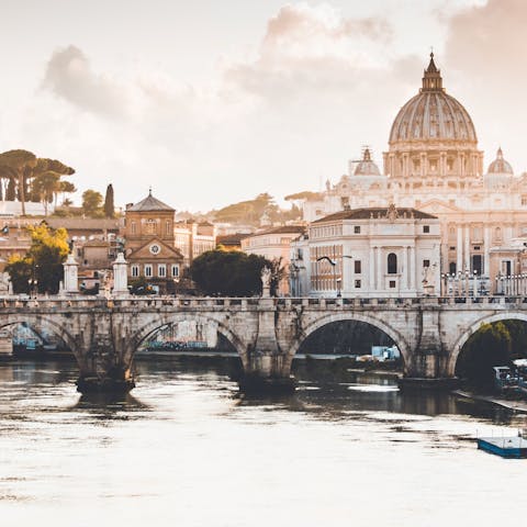 Explore Rome, including nearby Piazza del Popolo and Via del Corso