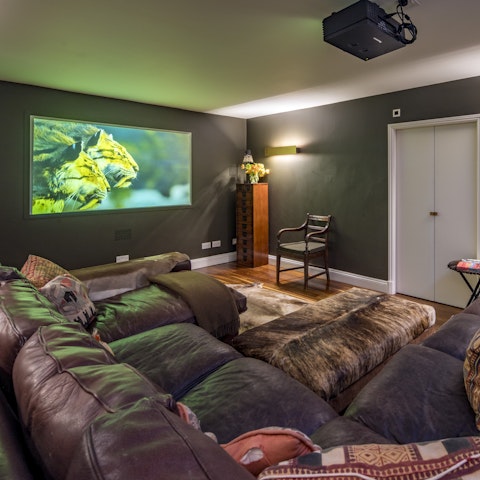 Unwind with the family in the home cinema