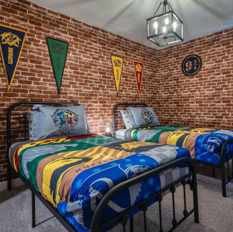 Delight kids with two themed bedrooms
