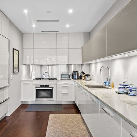Cook your favourite food in the contemporary kitchen