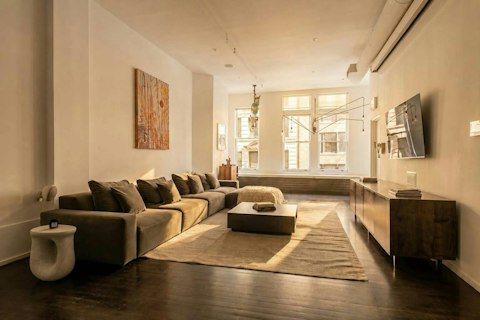 Spread out across this expansive open-plan Union Square loft