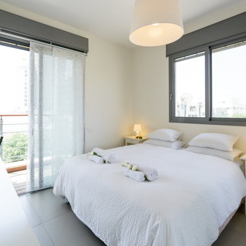 Get a good night's rest and wake up well-rested and ready to explore the city