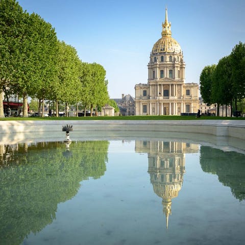 Soak up the history and beauty of The Hôtel des Invalides