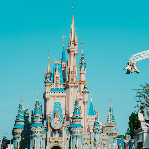 Park-hop around all of the Disney theme parks