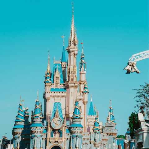 Park-hop around all of the Disney theme parks