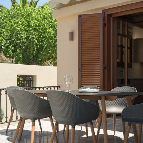 Fire up the barbecue and dine alfresco