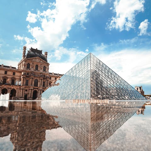 Spend an afternoon at the Louvre, a short walk away