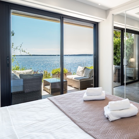 Fall asleep to the sound of the waves and wake up to Mediterranean views