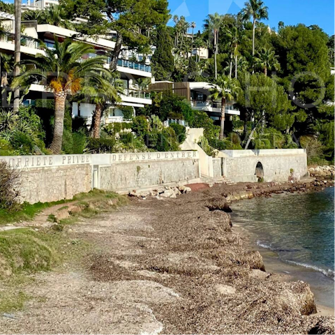 Step straight onto the beach for a sea swim
