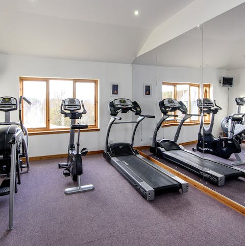 Keep active in the private gym