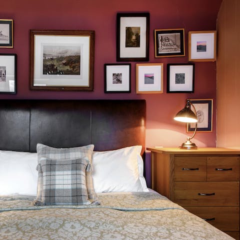 Feel rejuvenated after restful nights in the deluxe, cosy beds