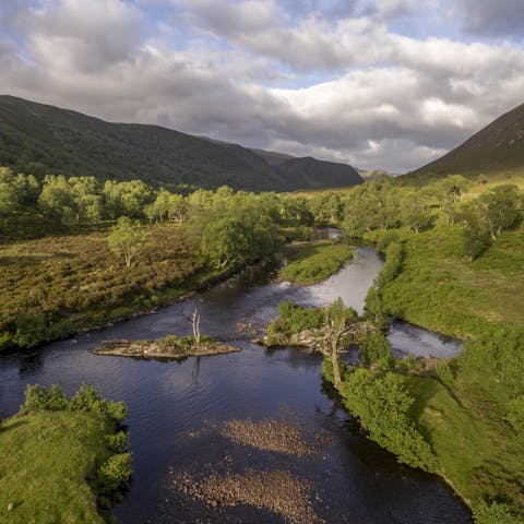 Take in breathtaking views of the landscapes