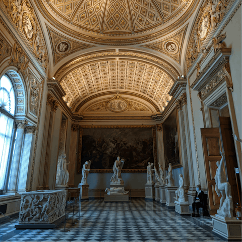 Spend the day roaming the halls of the Uffizi Galleries