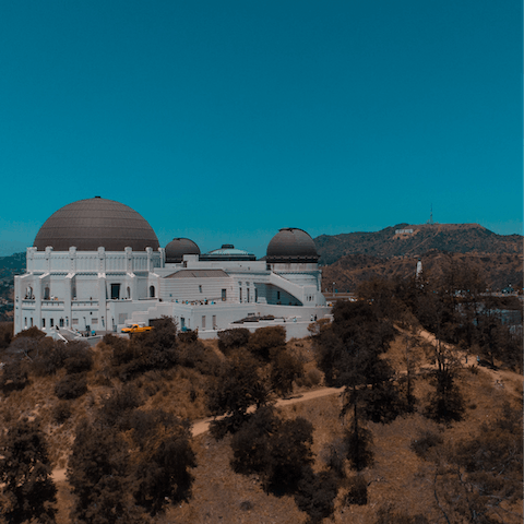 Visit the Griffith Observatory – just a twenty-minute drive away