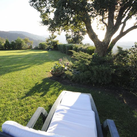 Find a private place to relax and watch the sunset