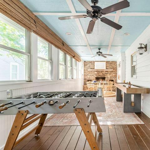 Channel your inner big kid in the games room