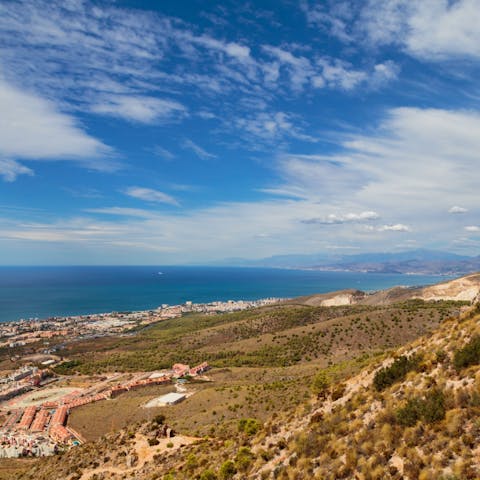 Walk ten minutes to Playa de Torre del Mar and sprawl out on the sand