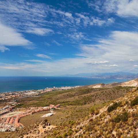 Walk ten minutes to Playa de Torre del Mar and sprawl out on the sand