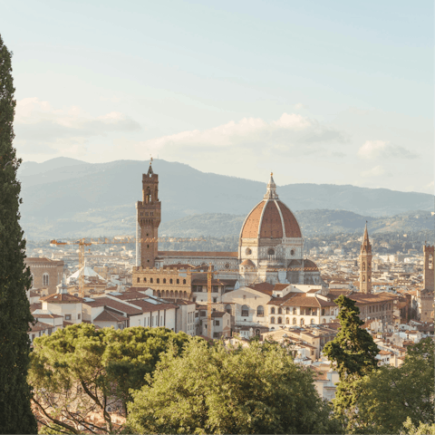 Experience the majestic heart of Florence while sightseeing