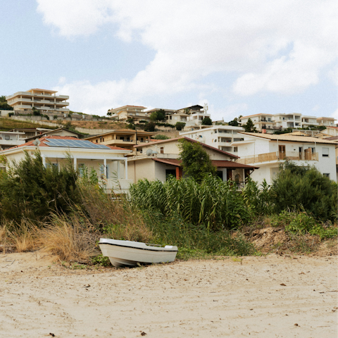 Stroll or swim on the sandy beaches of nearby Alcamo