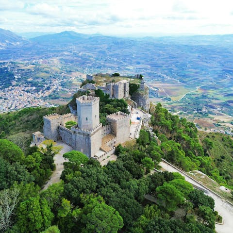 Explore the nearby historic village of Erice