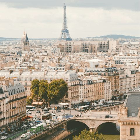 Explore Paris' historic sights and iconic streets