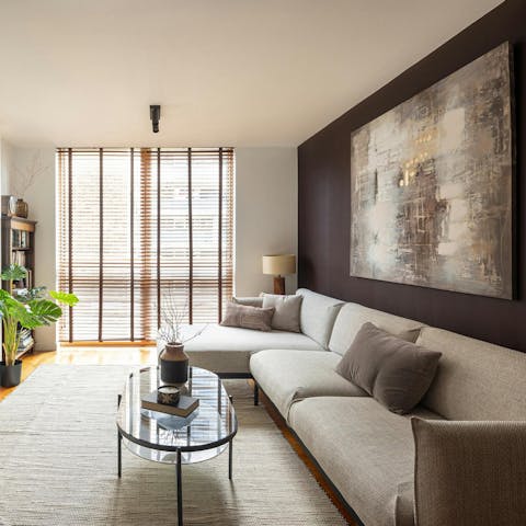 Enjoy the chic style of this first-floor apartment