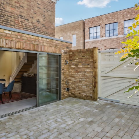 Soak up the sun on the patio or balcony