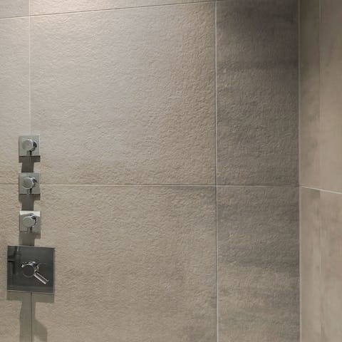 Smartly finished bathroom suites