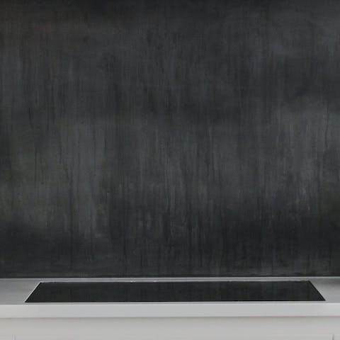 Metalic finished kitchen