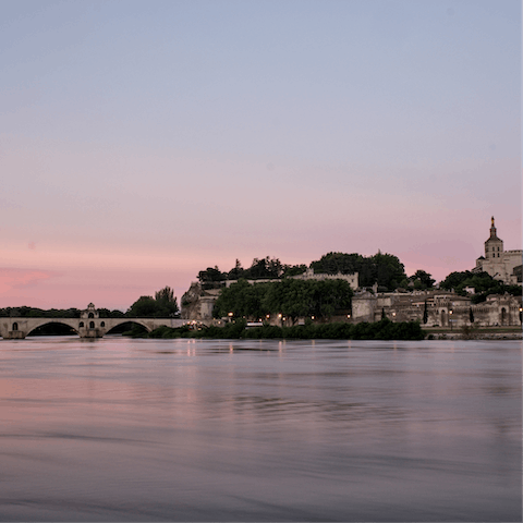 Spend a morning exploring the history-steeped city of Avignon