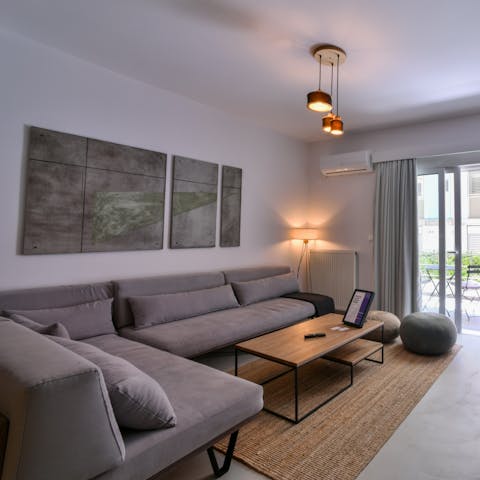 Get together for pre-dinner drinks and nibbles here