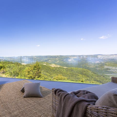 Have your morning coffee on the terrace of the master bedroom
